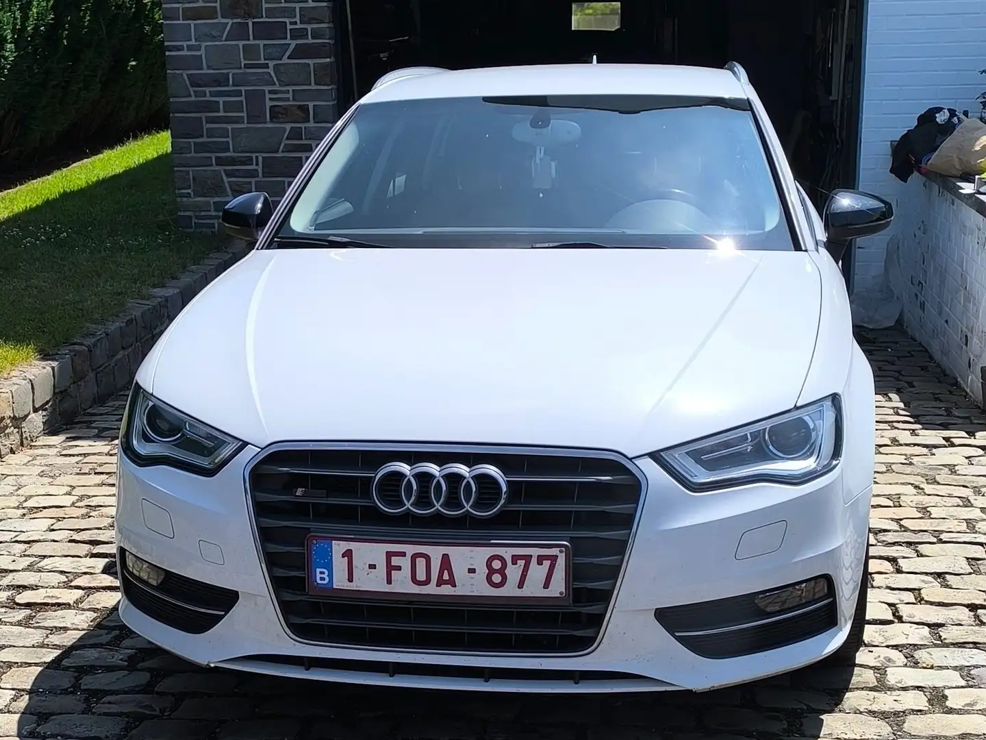 Audi A3 A3 Sportback 1.6 TDi Ambition Blanc - 2