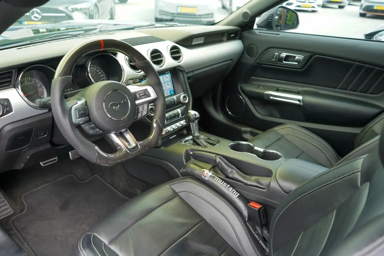 FORD MUSTANG FASTBACK 5.0 GT 421CH - BVA - CAMÉRA D'AIDE AU STATIONNEMENT - SELLERIE CUIR - CARBON - VERSION UE