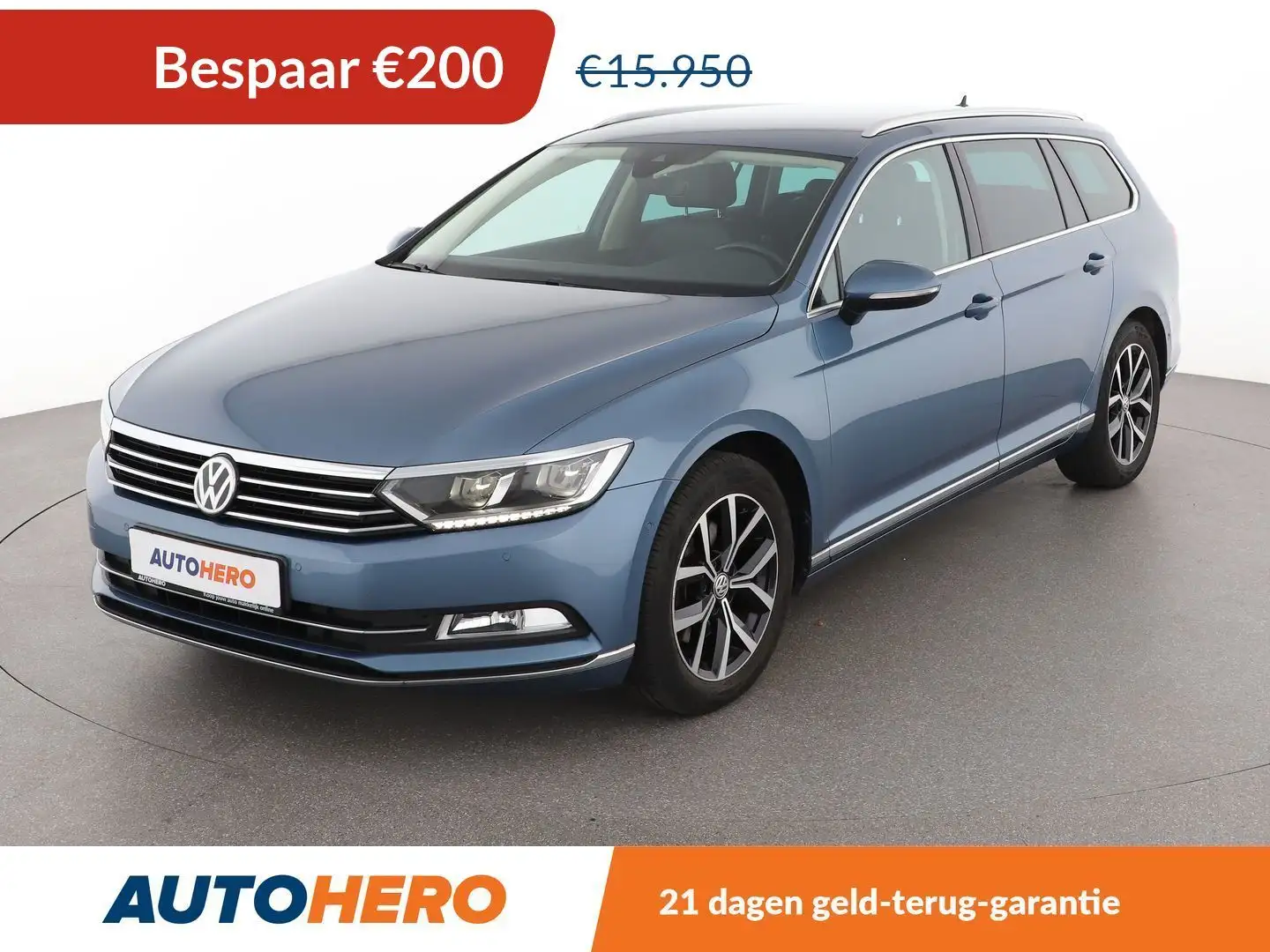 Volkswagen Passat 1.4 TSI ACT Highline BlueMotion Blauw - 1