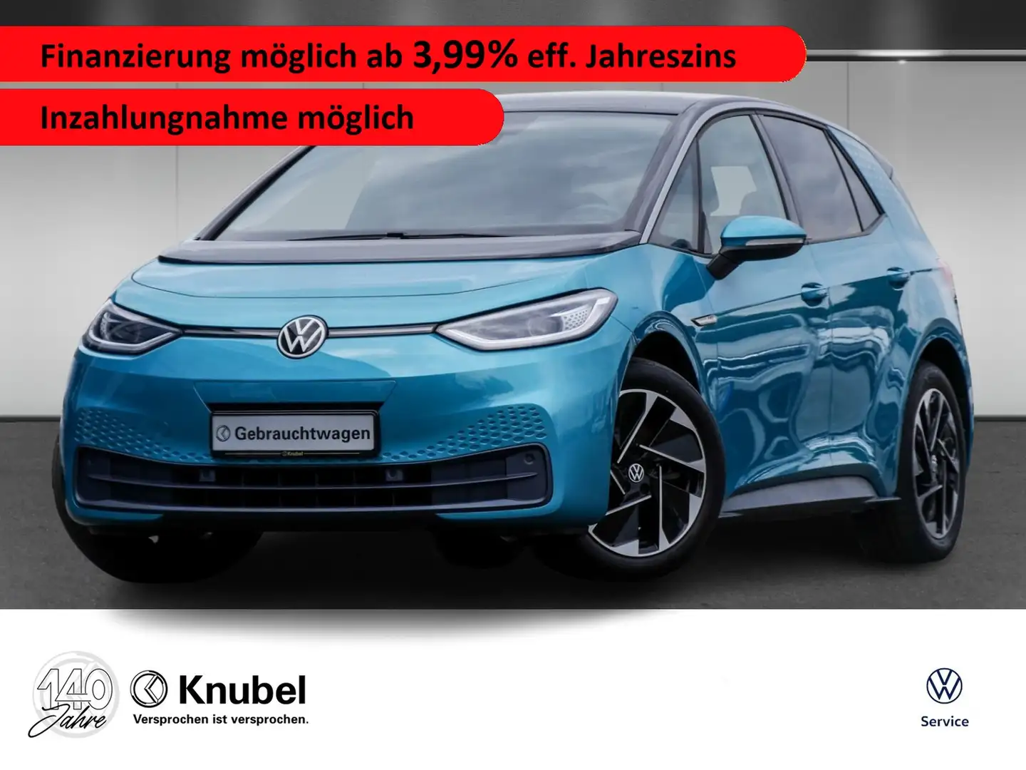 Volkswagen ID.3 Pro Performance Max Matrix Navi Keyless Pano He... Blau - 1