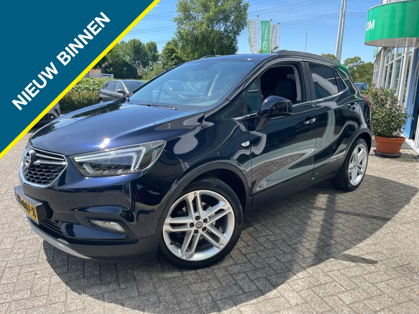 Opel Mokka X 1.4 Turbo Innovation, Panodak, Nav, Leder, Led, Ca Blauw - 1