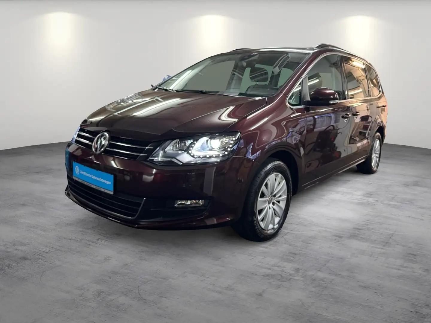 Volkswagen Sharan Comfortline 2.0TDI 4M AHK PANO NAVI KAM Rouge - 2