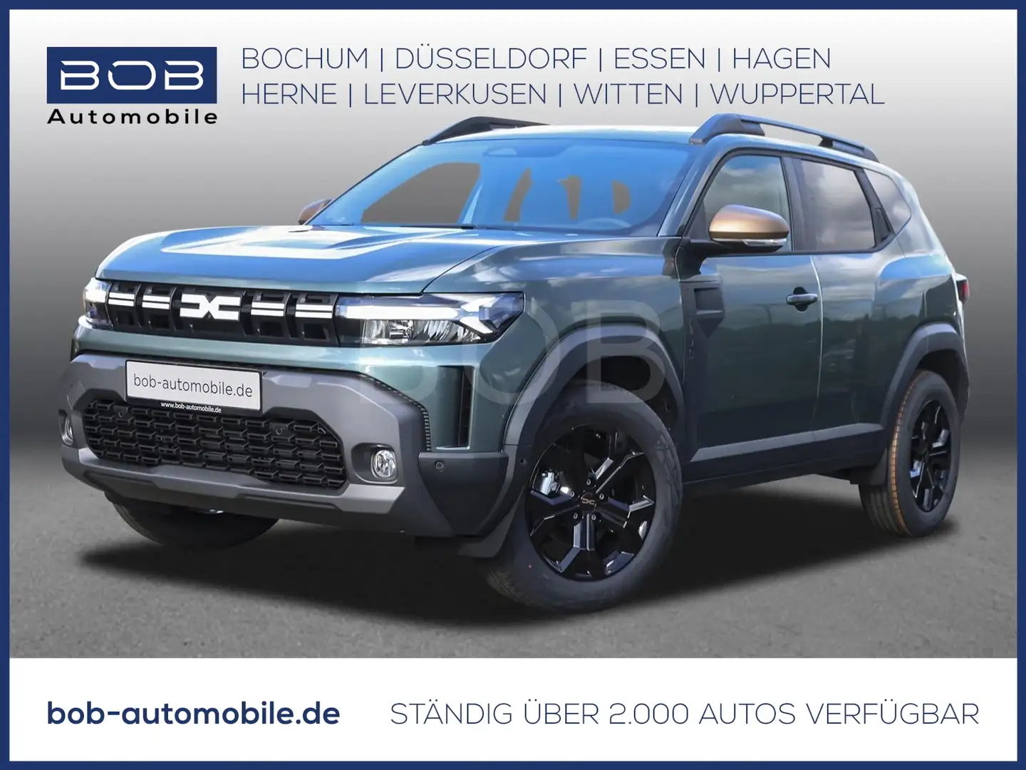 Dacia Duster Extreme mild hybrid 140 NAVI SHZ PDC Groen - 1