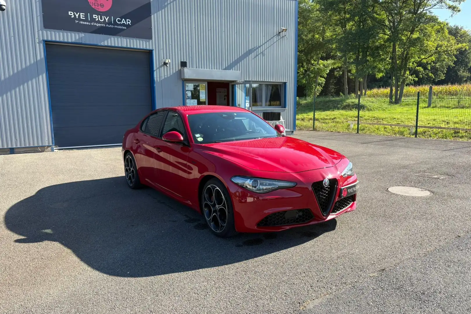 Alfa Romeo Giulia GIULIA 2.2 DIESEL  190 CH  BVA 8 SPRINT GTIE 12 MOIS Rouge - 2