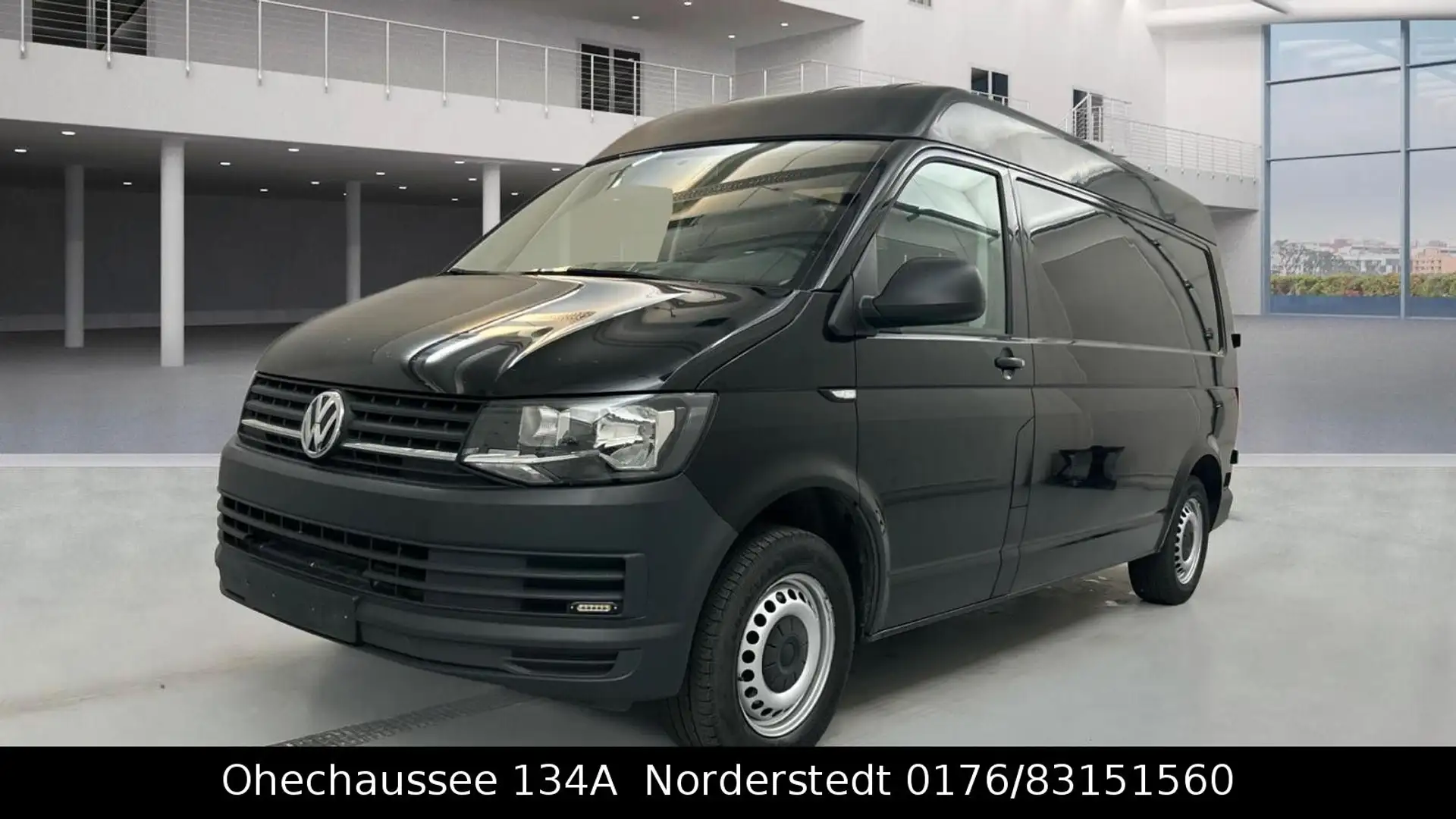 Volkswagen T6 Transporter Kasten Mittelhochdach Top Zustand Negro - 1