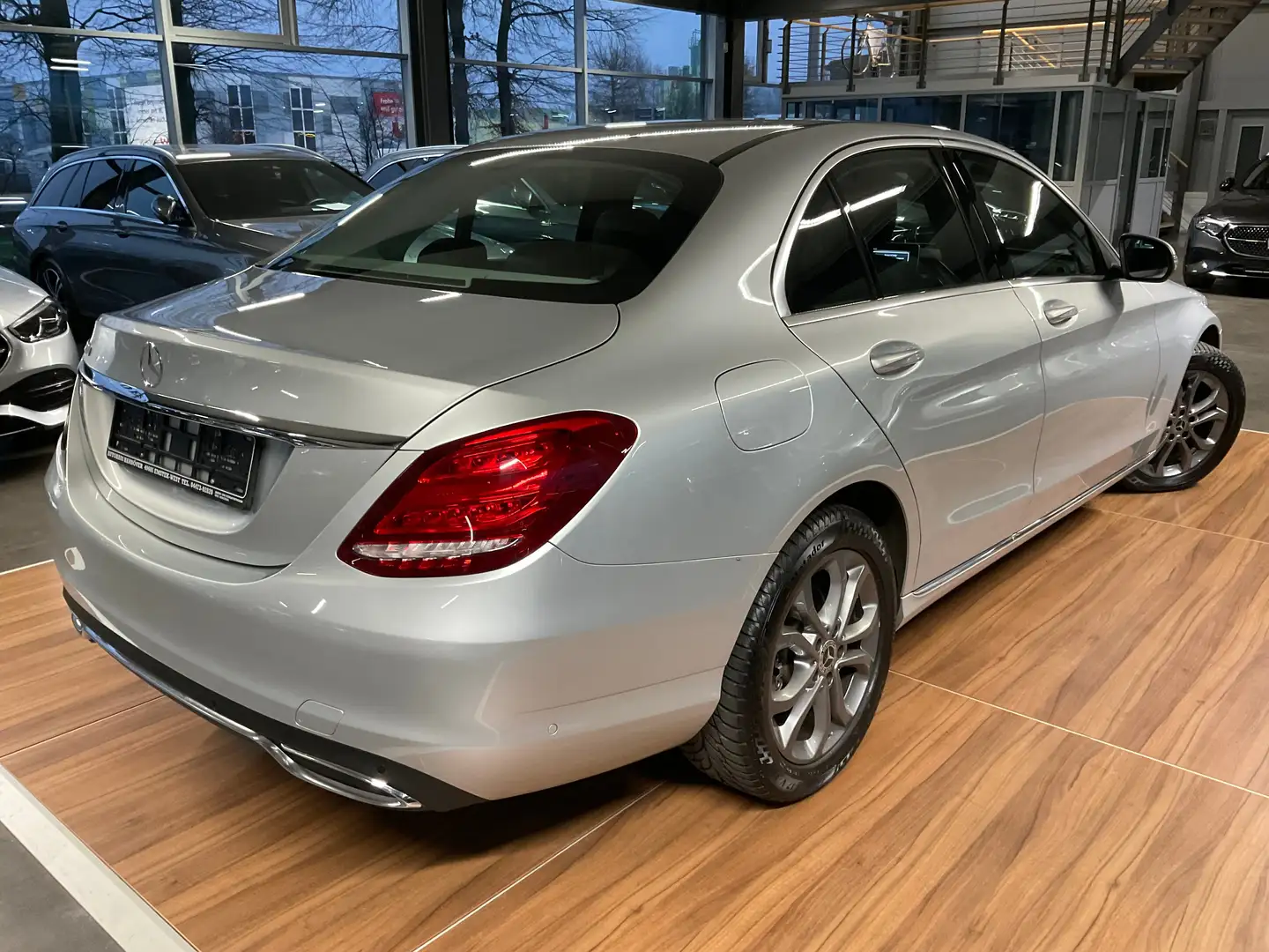 Mercedes-Benz C 220 C 220 d Avantgarde TOTW/GARMIN/SCHDACH/LED/FLA Silber - 2