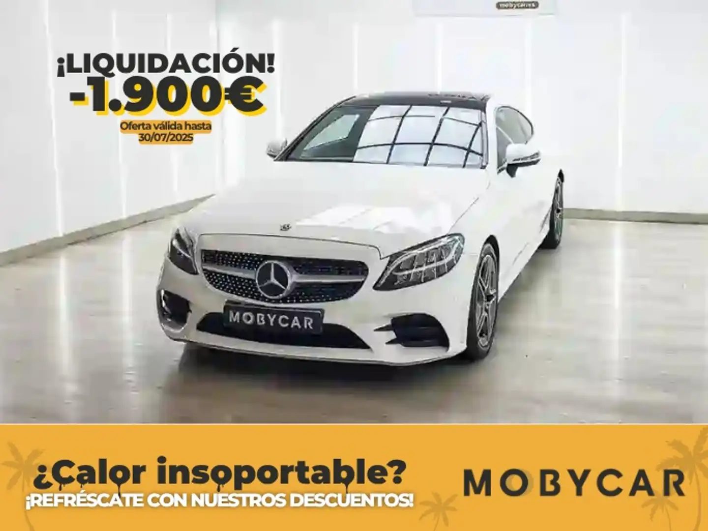 Mercedes-Benz C 220 Coupé 220d 9G-Tronic Blanc - 1