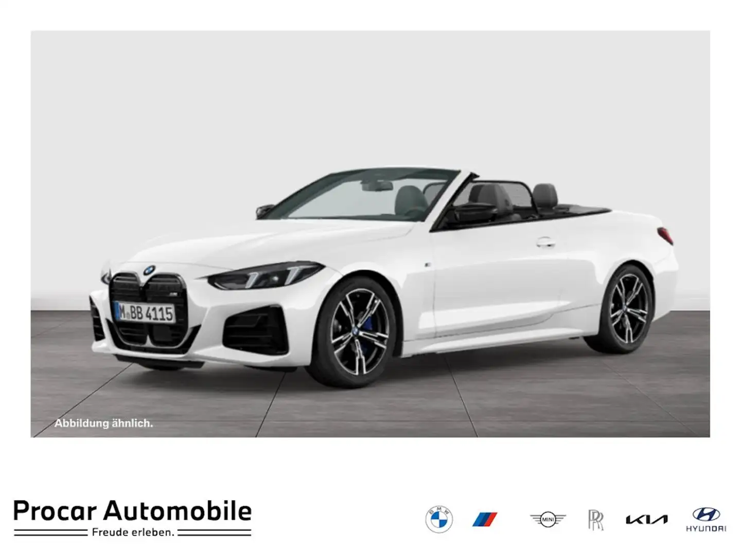 BMW 440 M440i xDrive Cabrio M Sport ACC NAVI LED DAB LM Blanc - 1