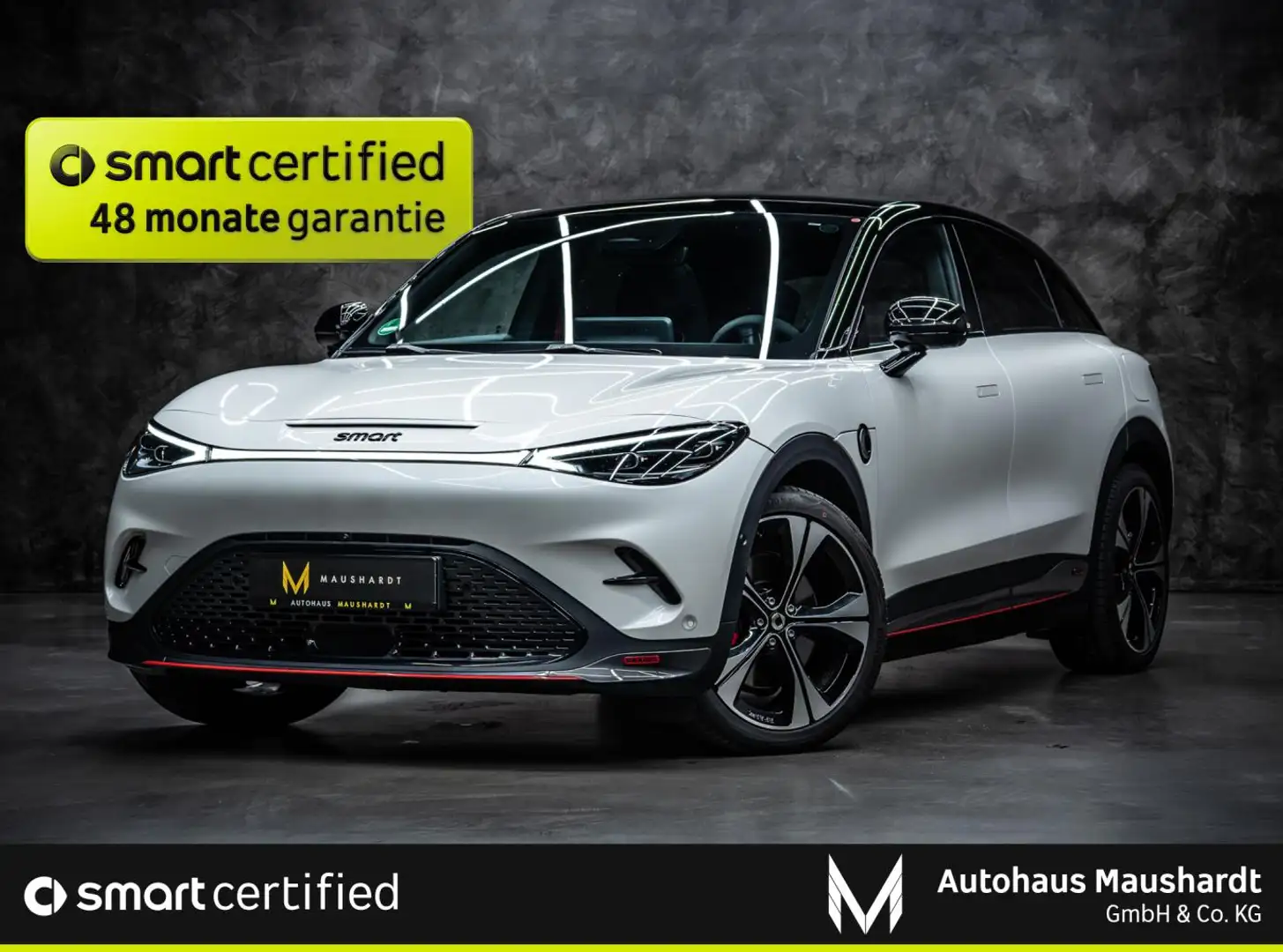 smart #3 BRABUS #EMISSIONSFREI, ABER NICHT FOLGENFREI! Weiß - 1