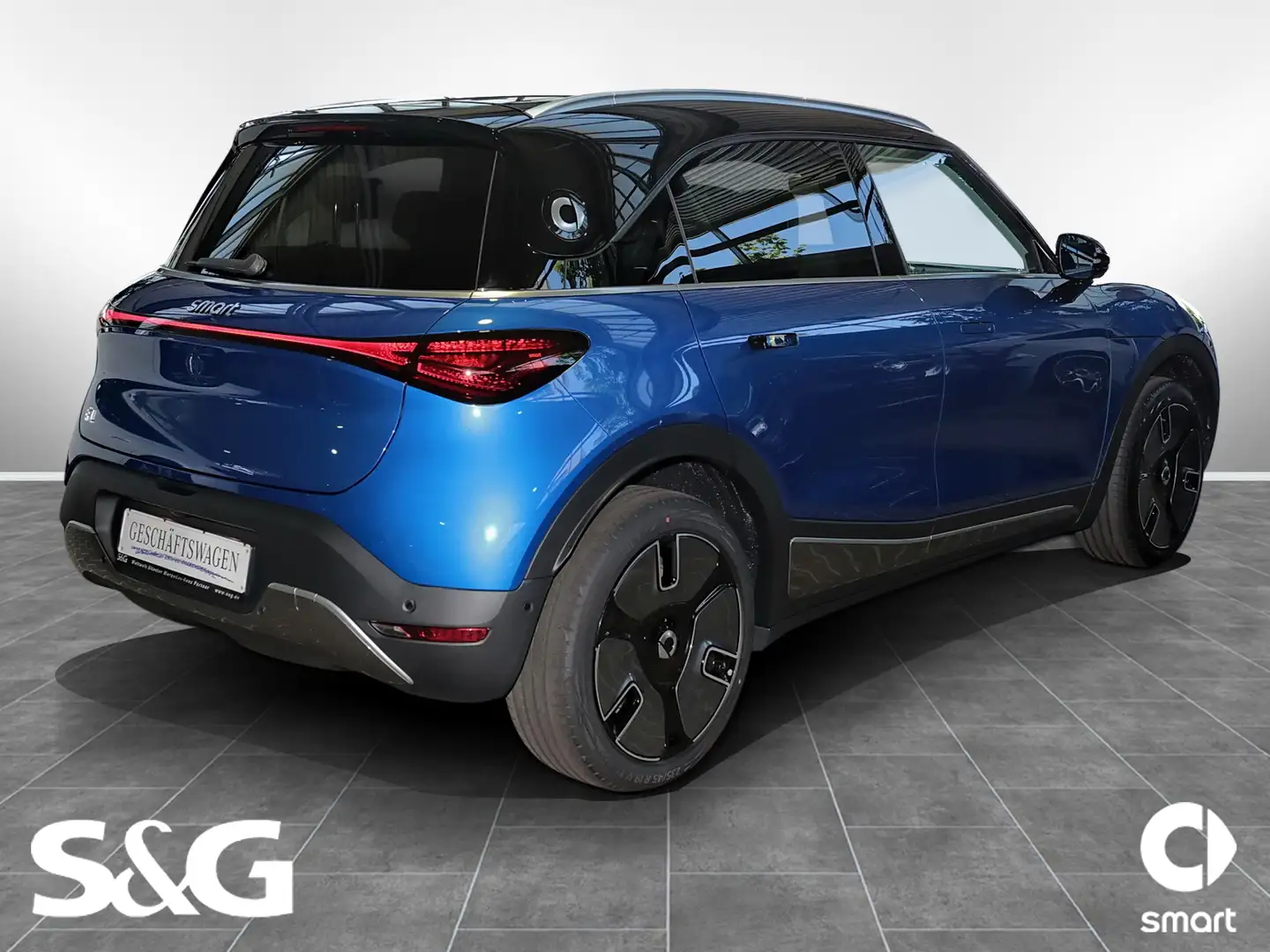 smart #1 Premium Pano+360°+Totwink+HuD+Beats-Sound+DAB Blau - 2