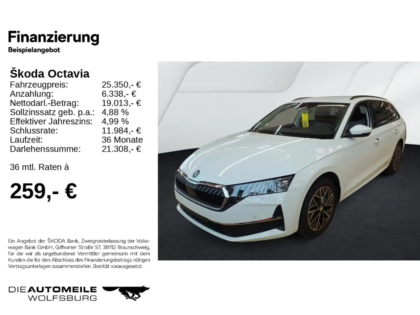 Skoda Octavia 4 IV Combi 1.5 TSI Selection Matrix/ACC Blanc - 2