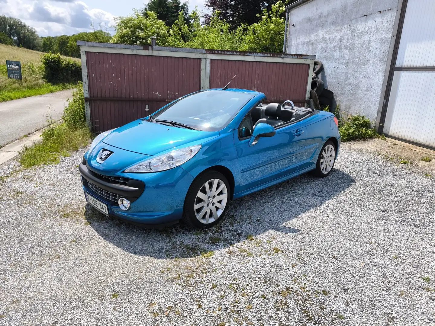 Peugeot 207 cabriolet 1.6hdi prêt à immatriculer+garantie - 1