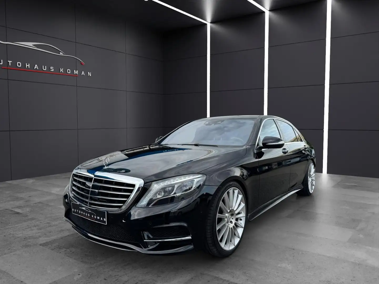 Mercedes-Benz S 500 S500 L*21 ZOLL*TÜV*AMG*Burmester*CHAUFFEUR*VOLL* Negru - 1