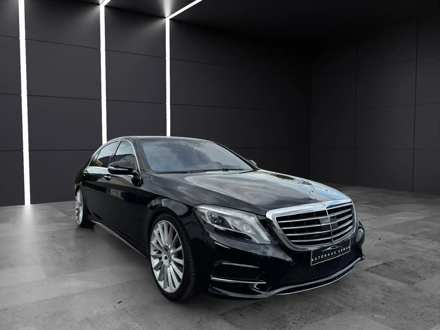 Mercedes-Benz S 500 S500 L*21 ZOLL*TÜV*AMG*Burmester*CHAUFFEUR*VOLL* Negru - 2