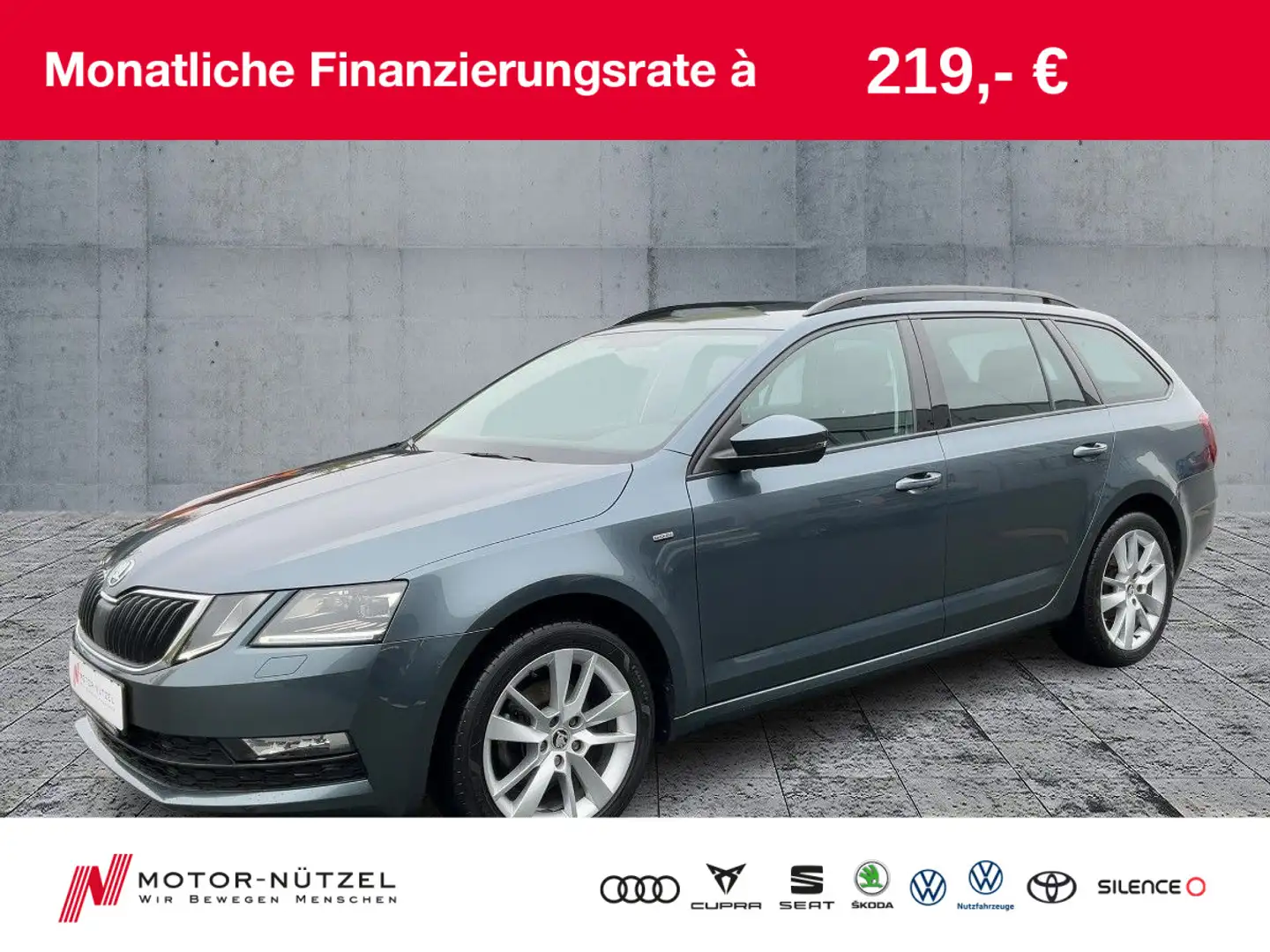 Skoda Octavia Combi 1.5 TSI CLEVER LED+SHZ+PDC+GRA+17" Grau - 1