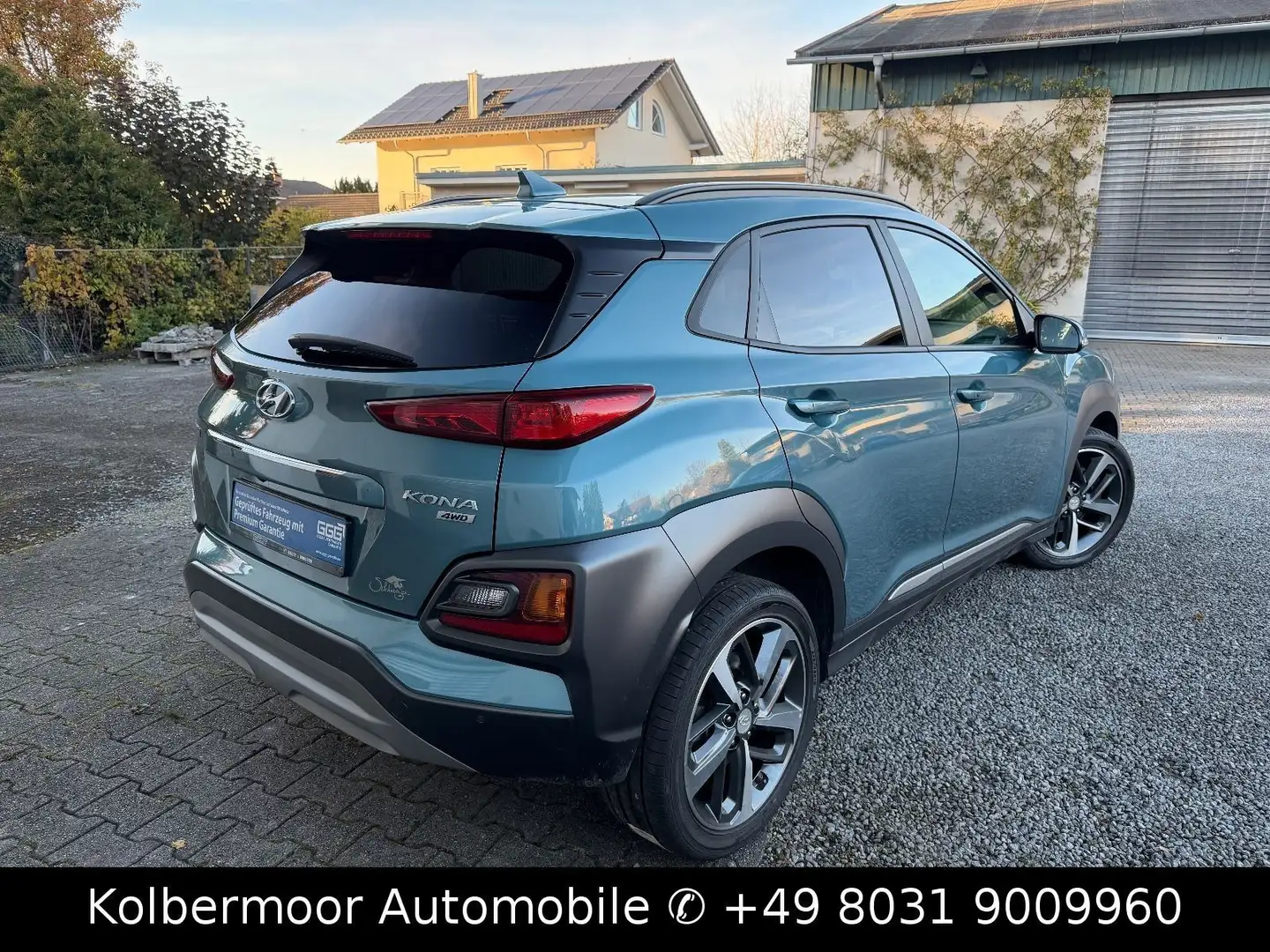 Hyundai KONA Premium 4WD LEDER|NAVI|SHZ|HEAD UP| Blau - 2