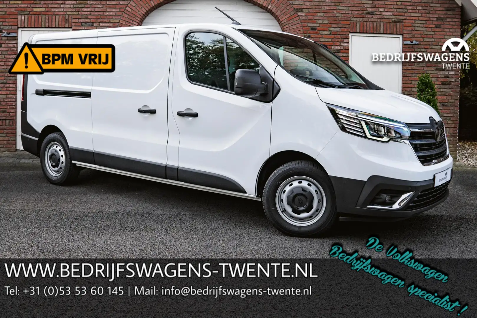 Renault Trafic 2.0 Blue dCi 130Pk L2H1 BPM VRIJ, Camera Wit - 1