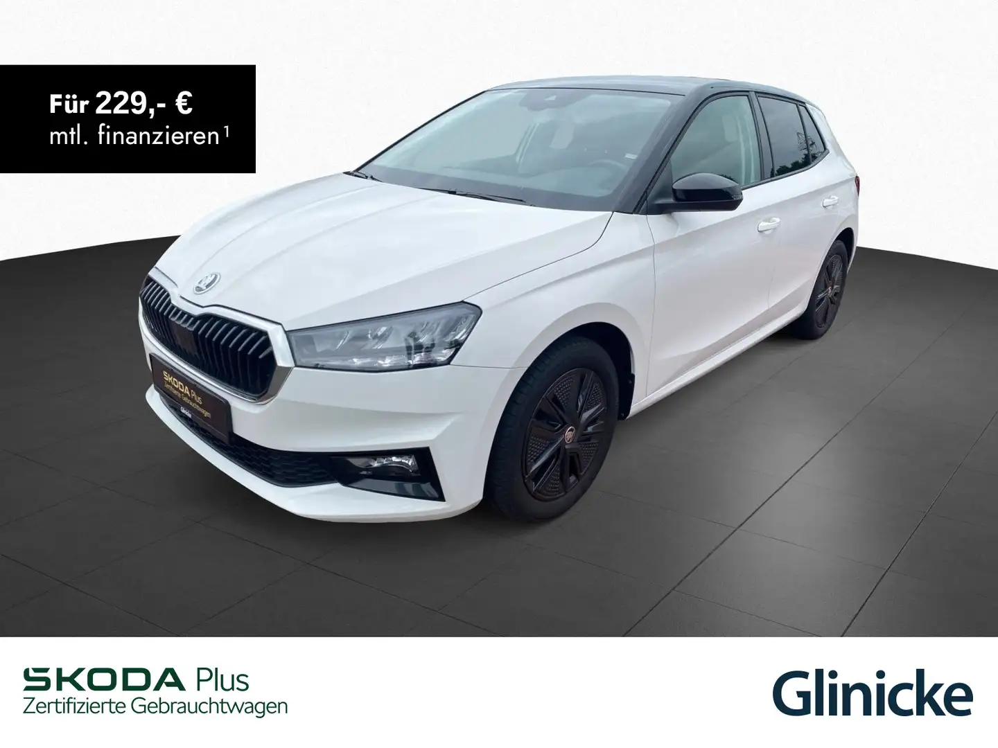 Skoda Fabia 1.0 TSI Ambition Klima LED Sitzh. PDC hi. Weiß - 1