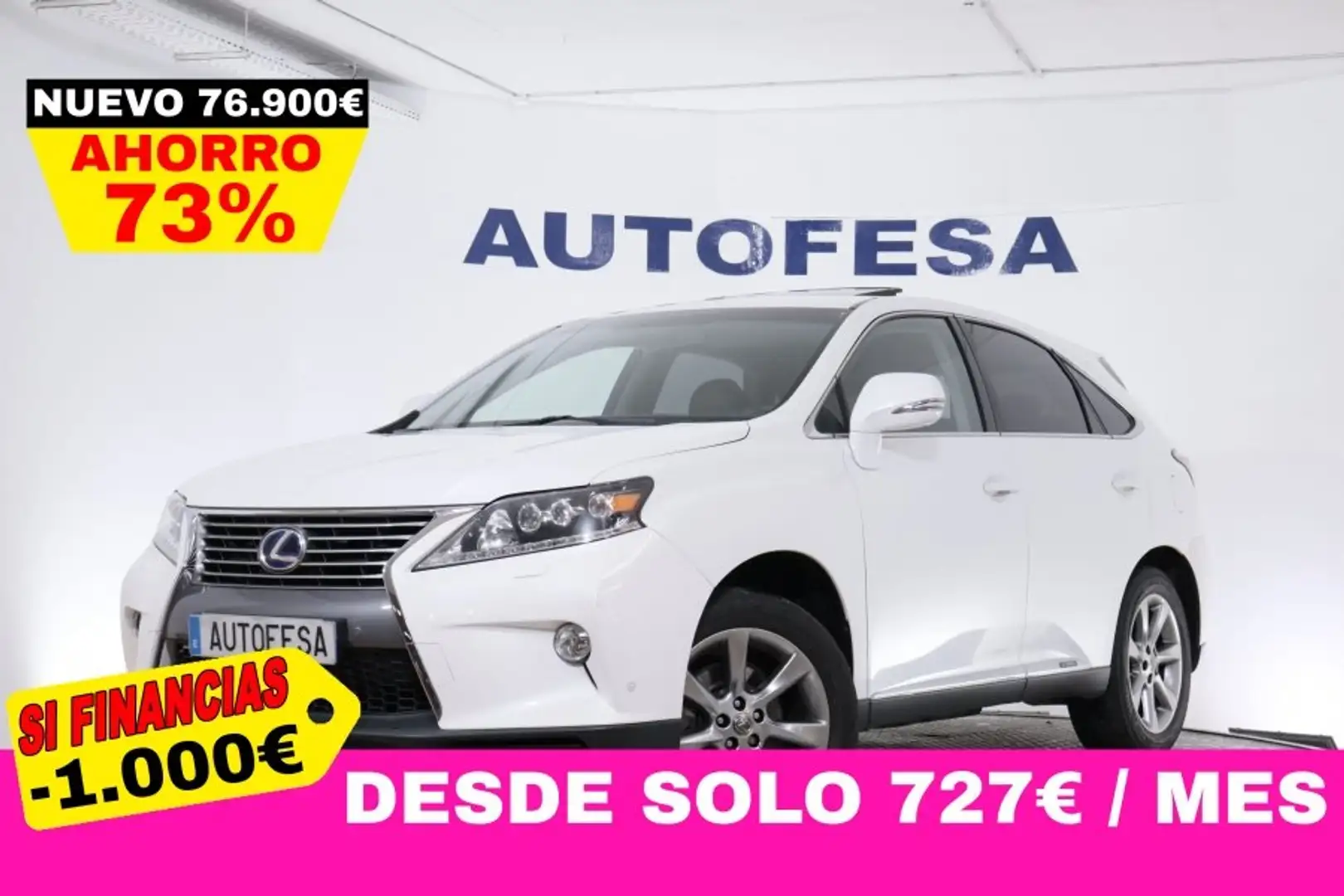 Lexus RX 350 3.5 V6 AWD PRESIDENT AUTO 299CV 5P # TECHO ELE,CUE Alb - 1