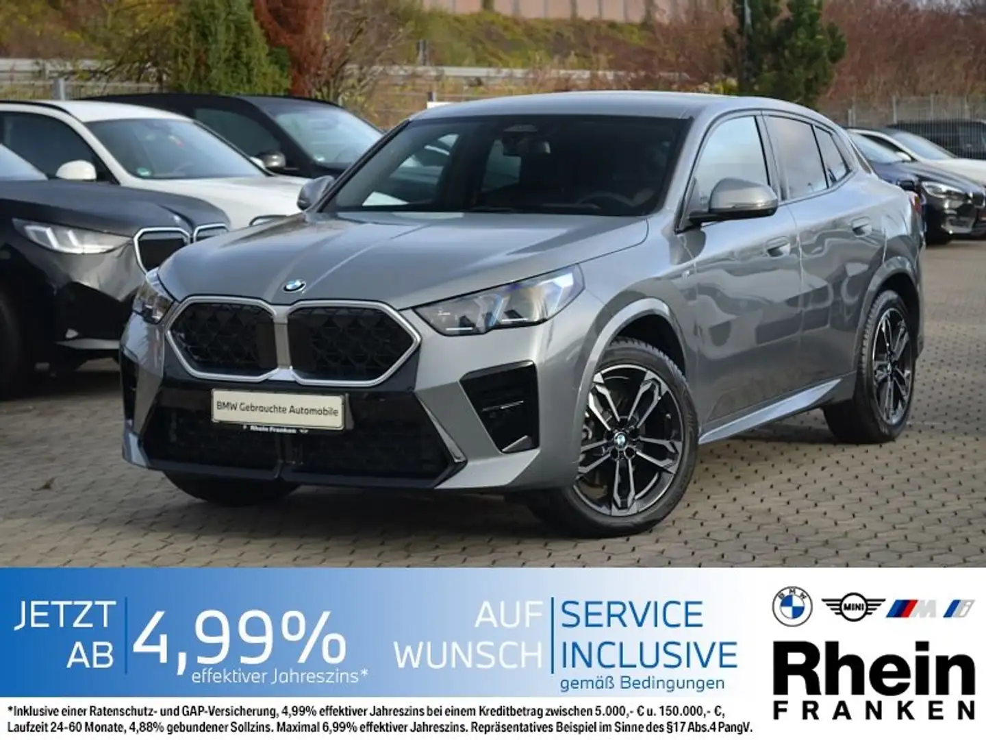 BMW X2 sDrive20i M Sport LiveCptProf.Iconic Glow.360 Grau - 1