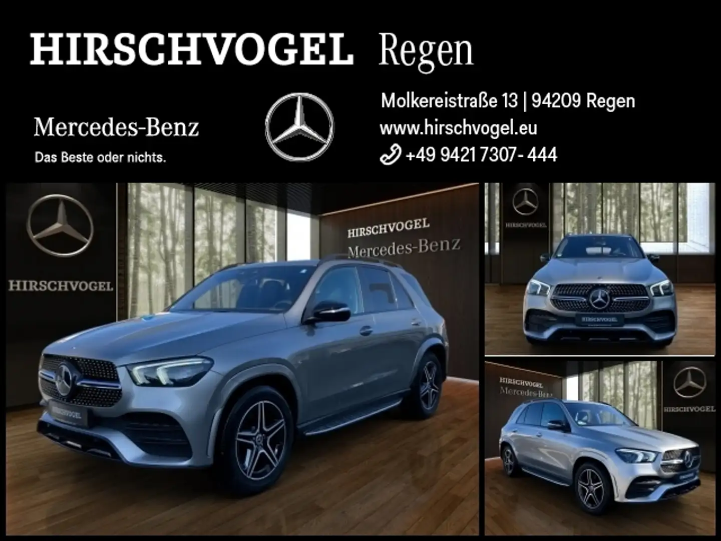 Mercedes-Benz GLE 450 4M AMG-Line+Night+DISTR+Standhzg+KEYLESS Argintiu - 1