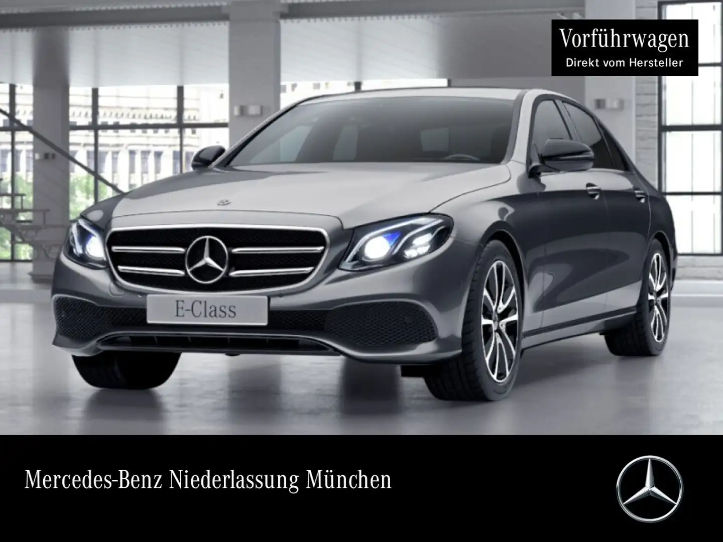Mercedes-Benz E 200 AVANTG+NIGHT+MULTIBEAM+KAMERA+TOTW+9G Grau - 1