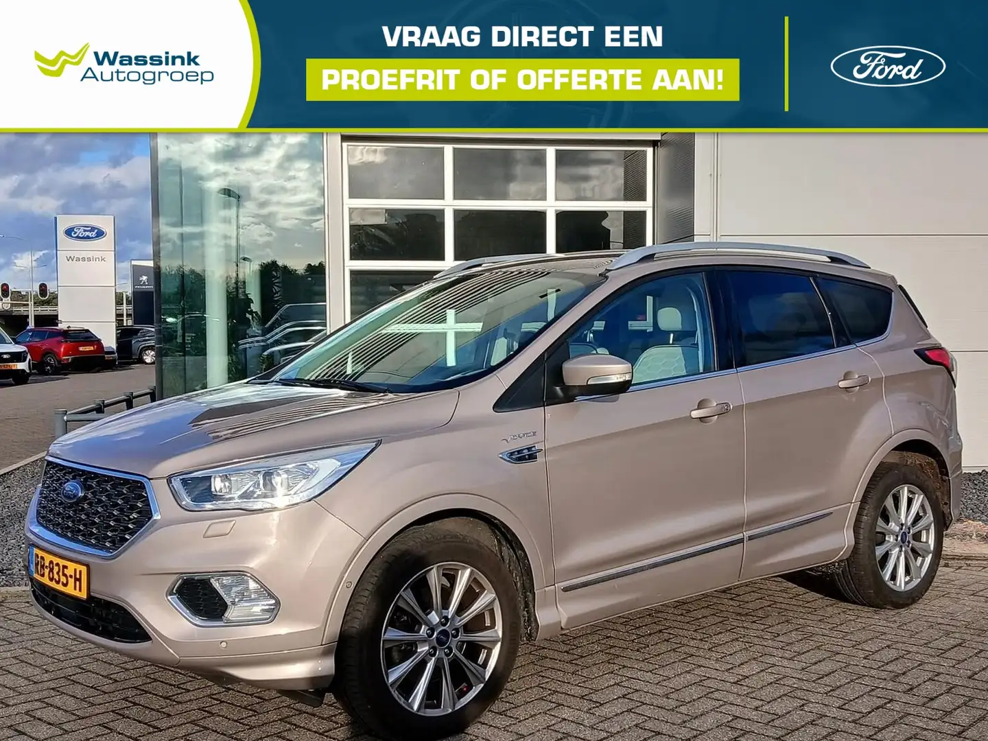Ford Kuga 1.5 EcoBoost 182PK 4WD AUTOMAAT Vignale | Trekhaak Grijs - 1