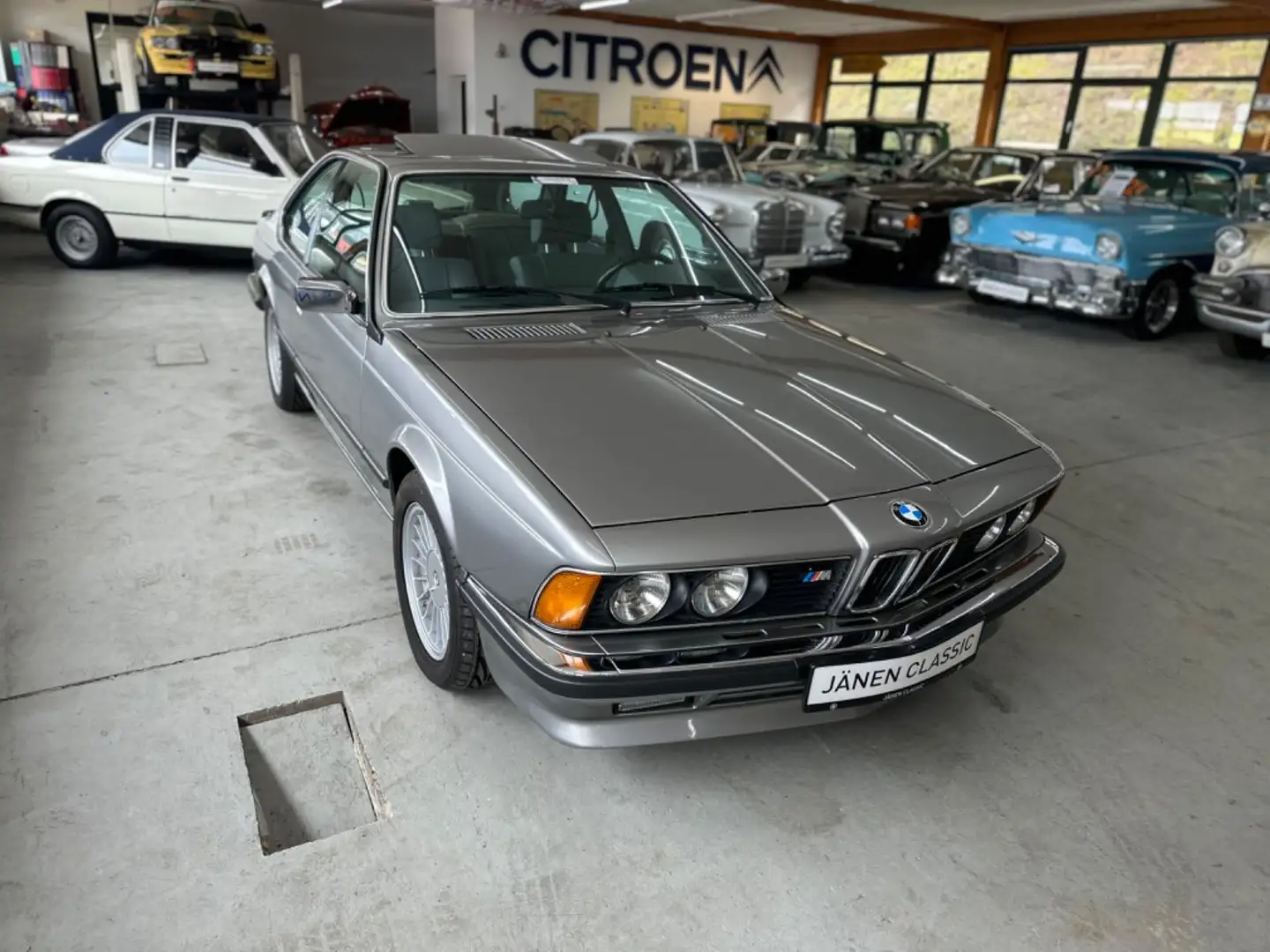 BMW 635 CSi -A  3.HD * KÜHLFACH * 16" ALPINA * LEDER srebrna - 2