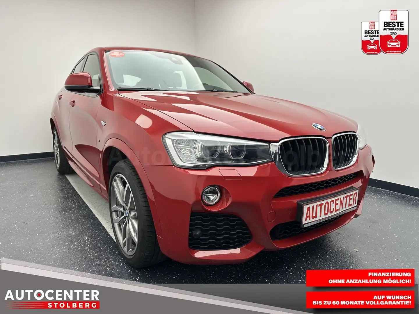 BMW X4 xDrive 20 d M-Sport "1 HAND-NAVI-CAM-SITZH" Rot - 2