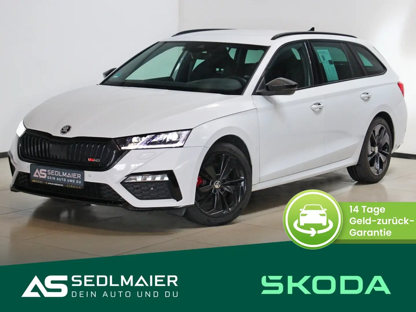 Skoda Octavia Combi 2.0 TDI RS HuD|ACC|MATRX|PDCv+h|SHZ Wit - 1