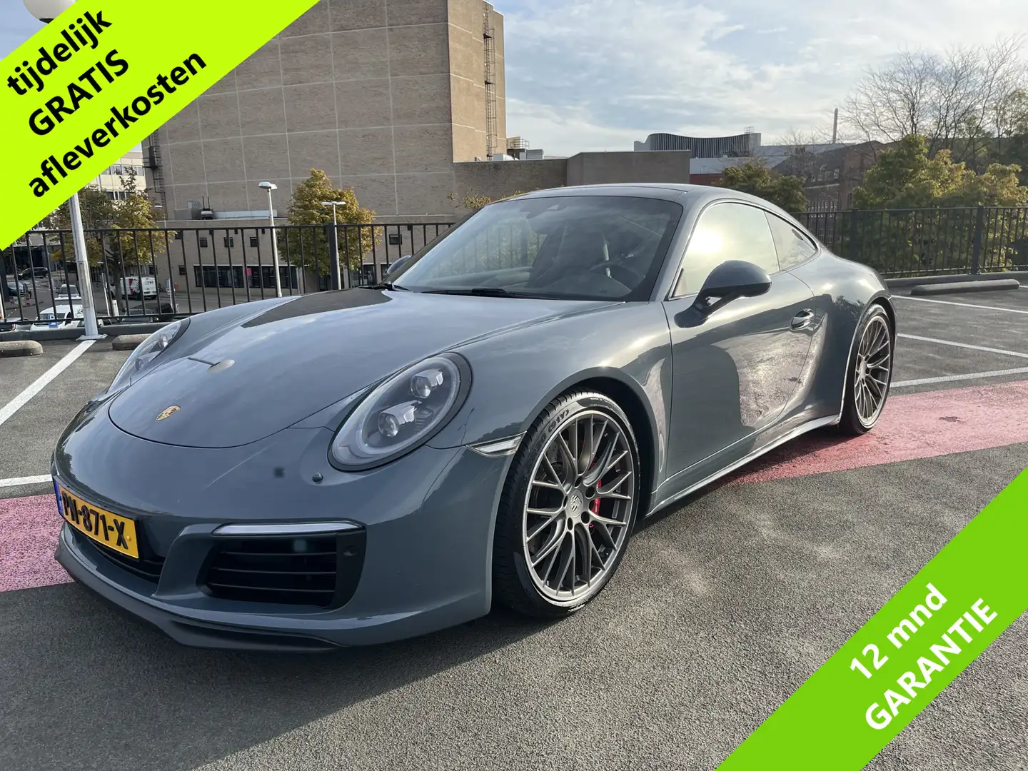 Porsche 991 3.0 Carrera 4S, schuifdak, navi, sportuitlaat, led Grau - 1