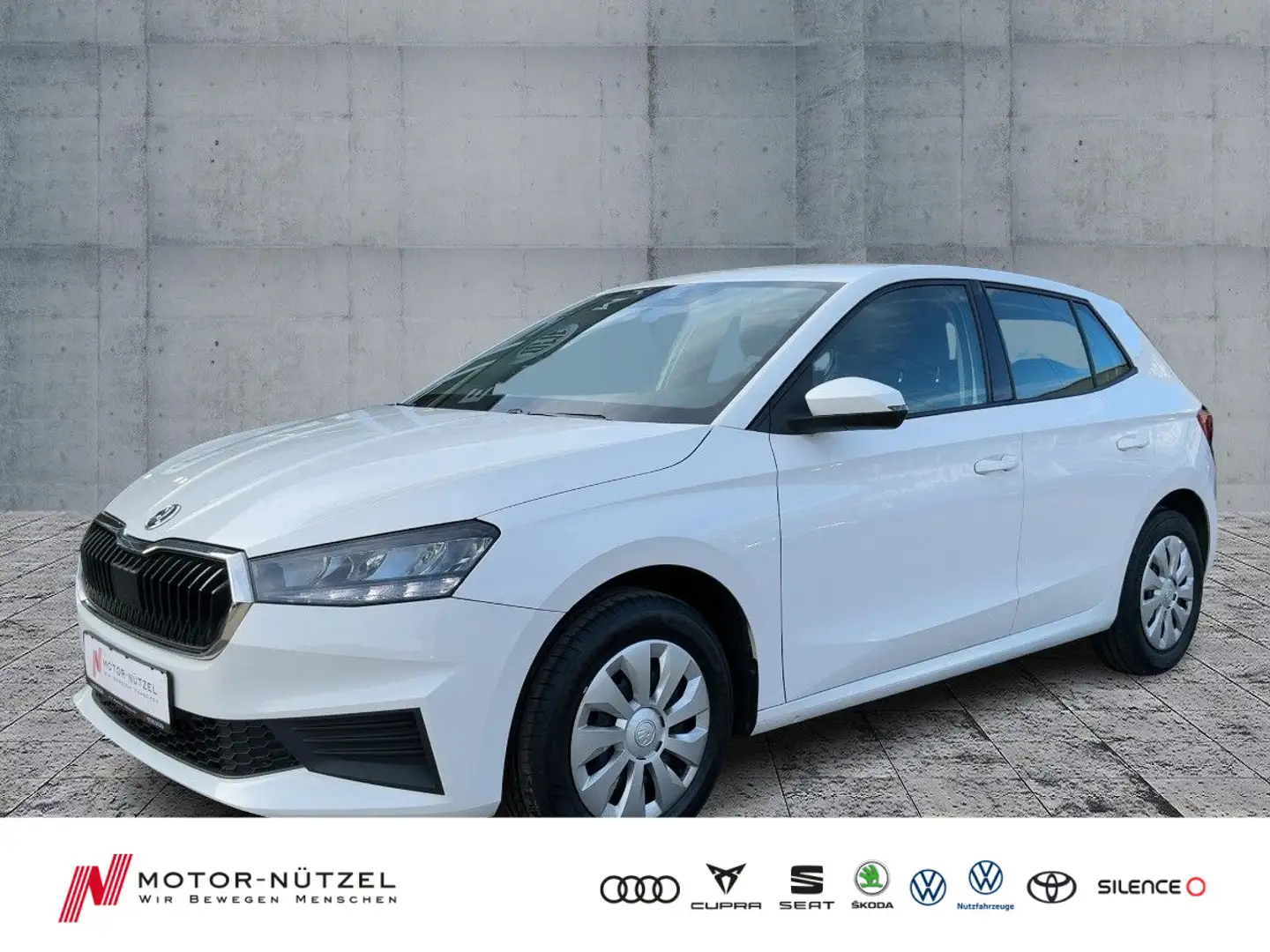 Skoda Fabia 1.0 ACTIVE KLIMA+SHZ+PDC+DAB+USB+SMARTLINK Weiß - 1