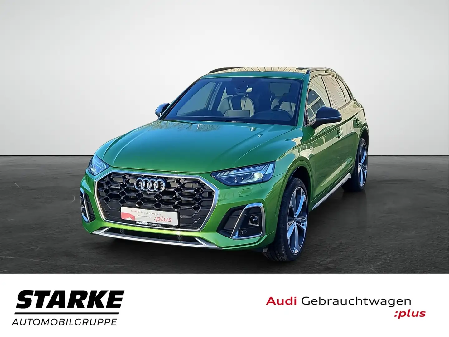 Audi Q5 40 TDI S tronic quattro S line NaviPlus Matrix ... Grün - 2