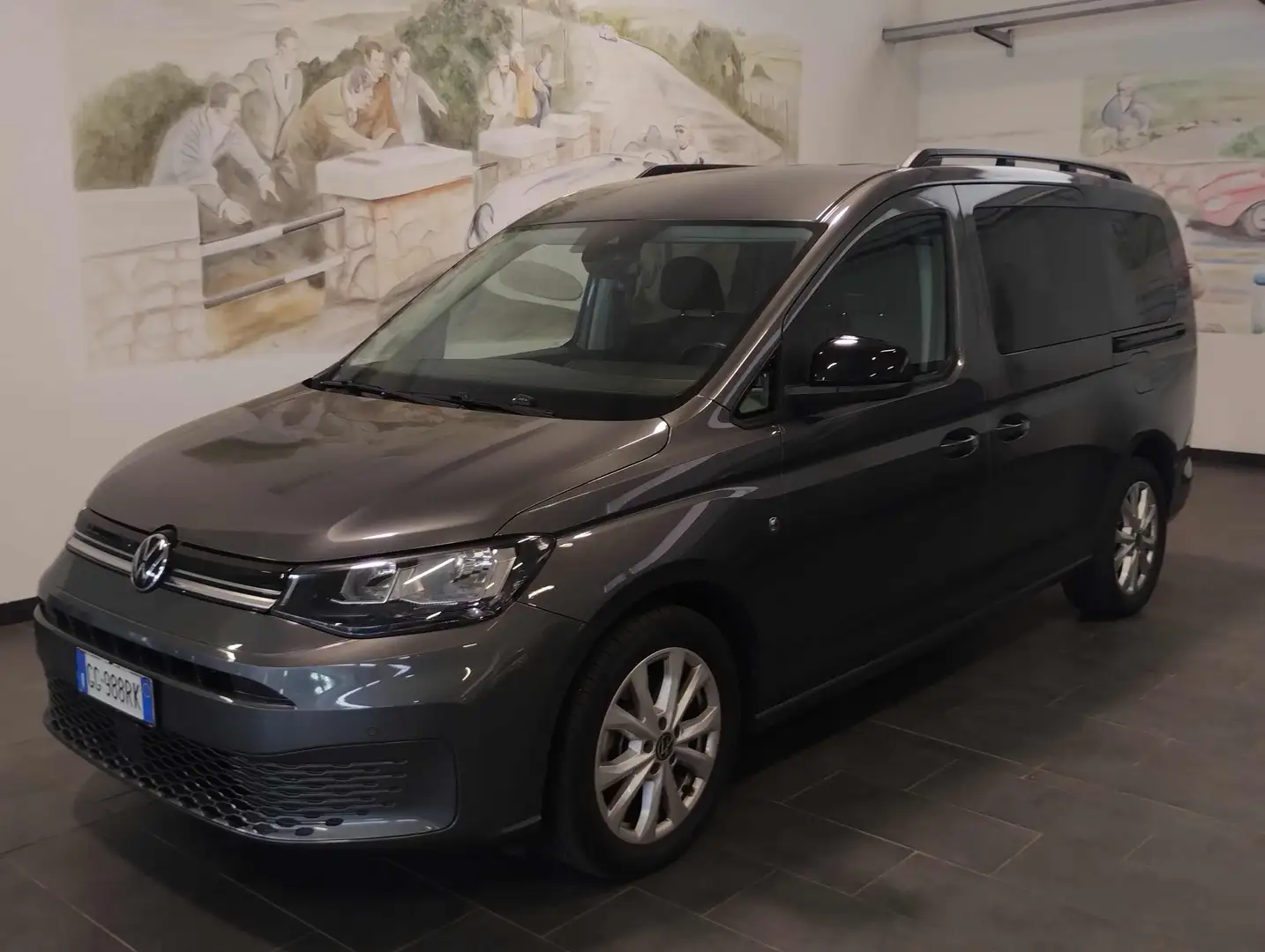 Volkswagen Caddy 2.0 TDI 122CV DSG Life Maxii - 7 POSTI - UNICO-PRO Gris - 1