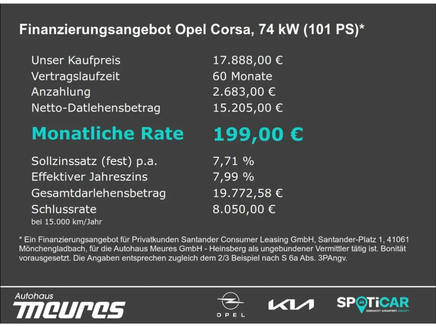 Opel Corsa F Elegance 1.2 Turbo Apple CarPlay Klimaautom PDC Schwarz - 2