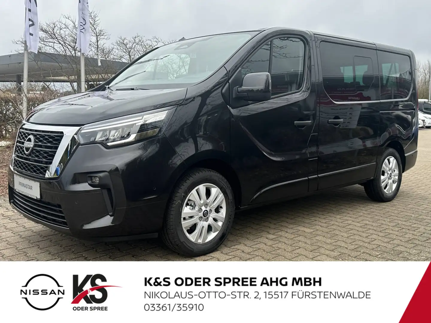 Nissan Primastar Kombi9 L1H1 2,8t dci170 DCT TEKNA 2ST HK BES+ Design Schwarz - 1
