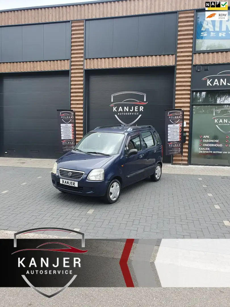 Suzuki Wagon R+ 1.3 GL APK 2026 2 SLEUTELS CENTRALE DEUREN STUURBE Blauw - 1