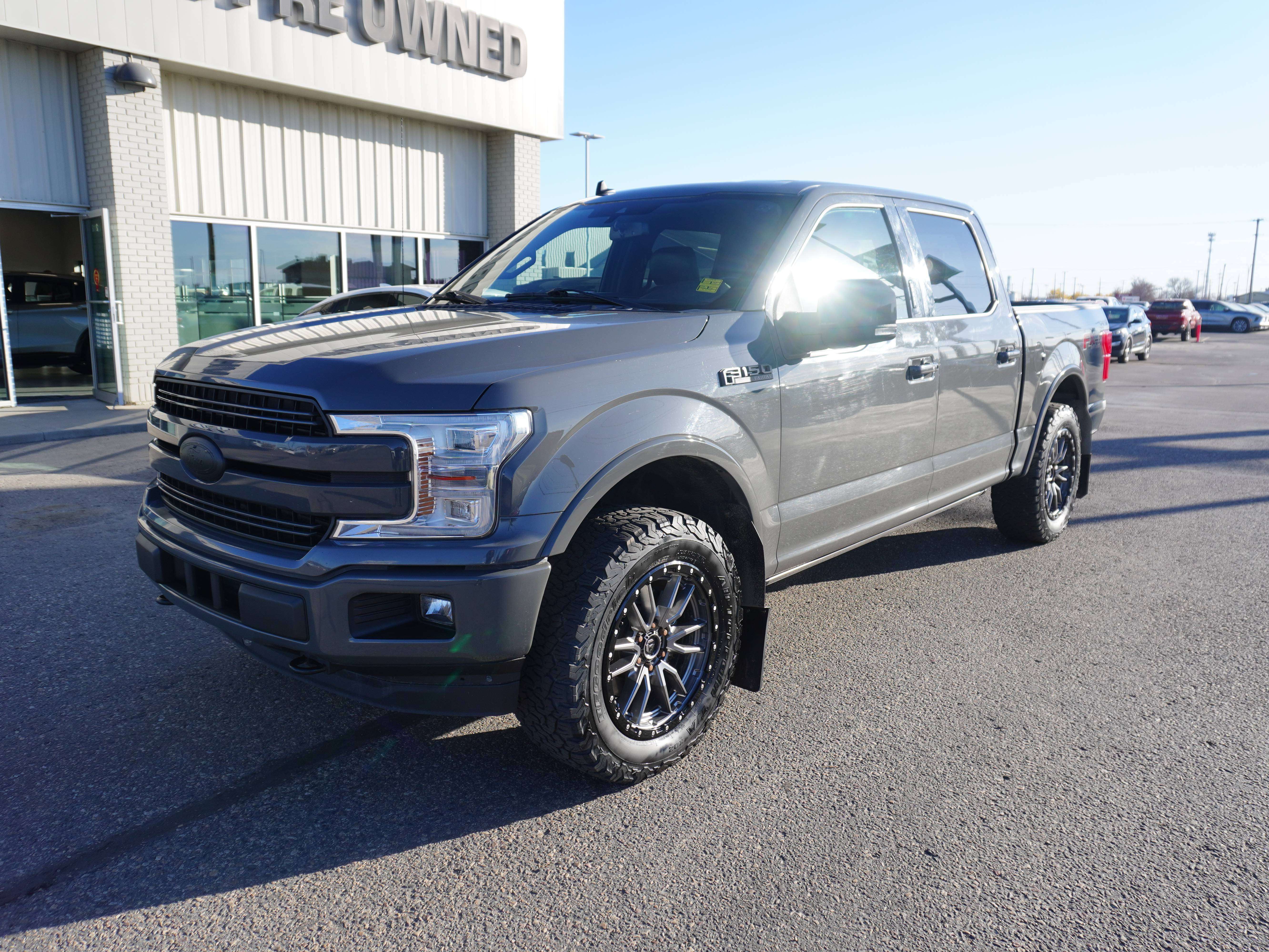 Gray 2020 Ford F-150 Pickup Truck Four-Wheel Drive Automatic
