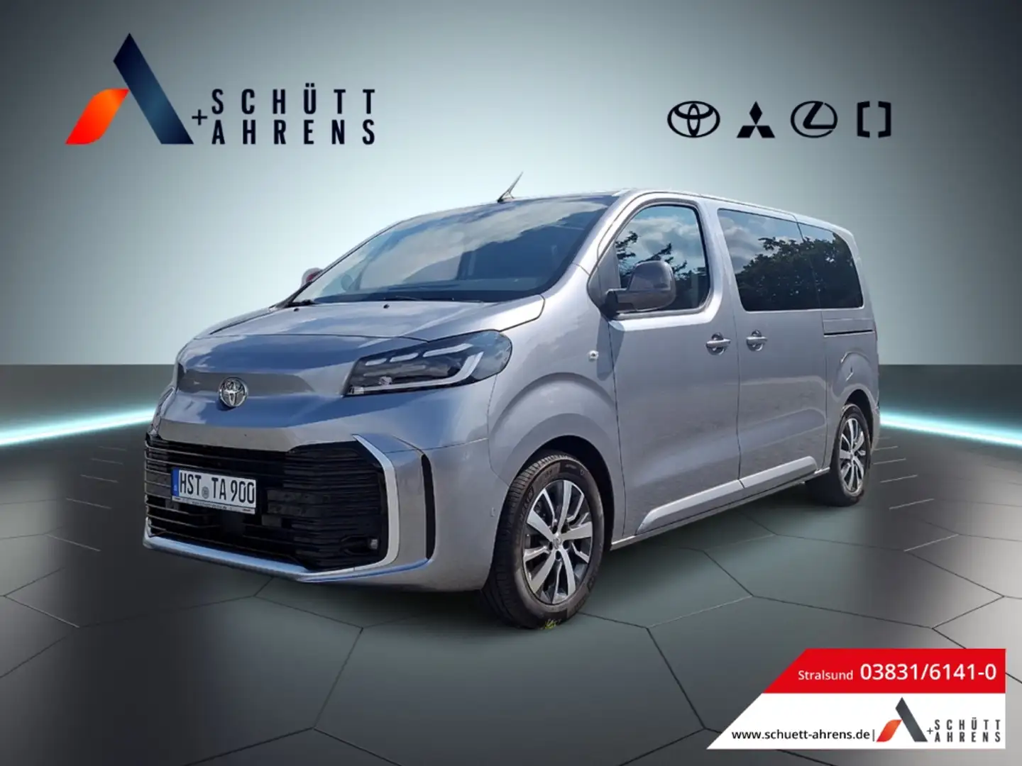 Toyota Proace Verso 2.0L D Exclusive L1 PDC SHZ Bi-Xenon Keyless Silber - 1