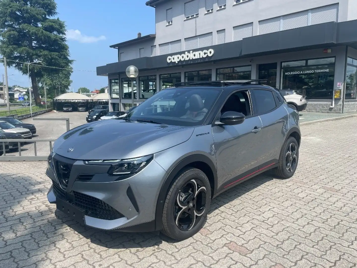 Alfa Romeo Junior 1.2 136CV Hybrid eDCT6 Speciale+TETTO APRIB+TECHNO Gris - 1