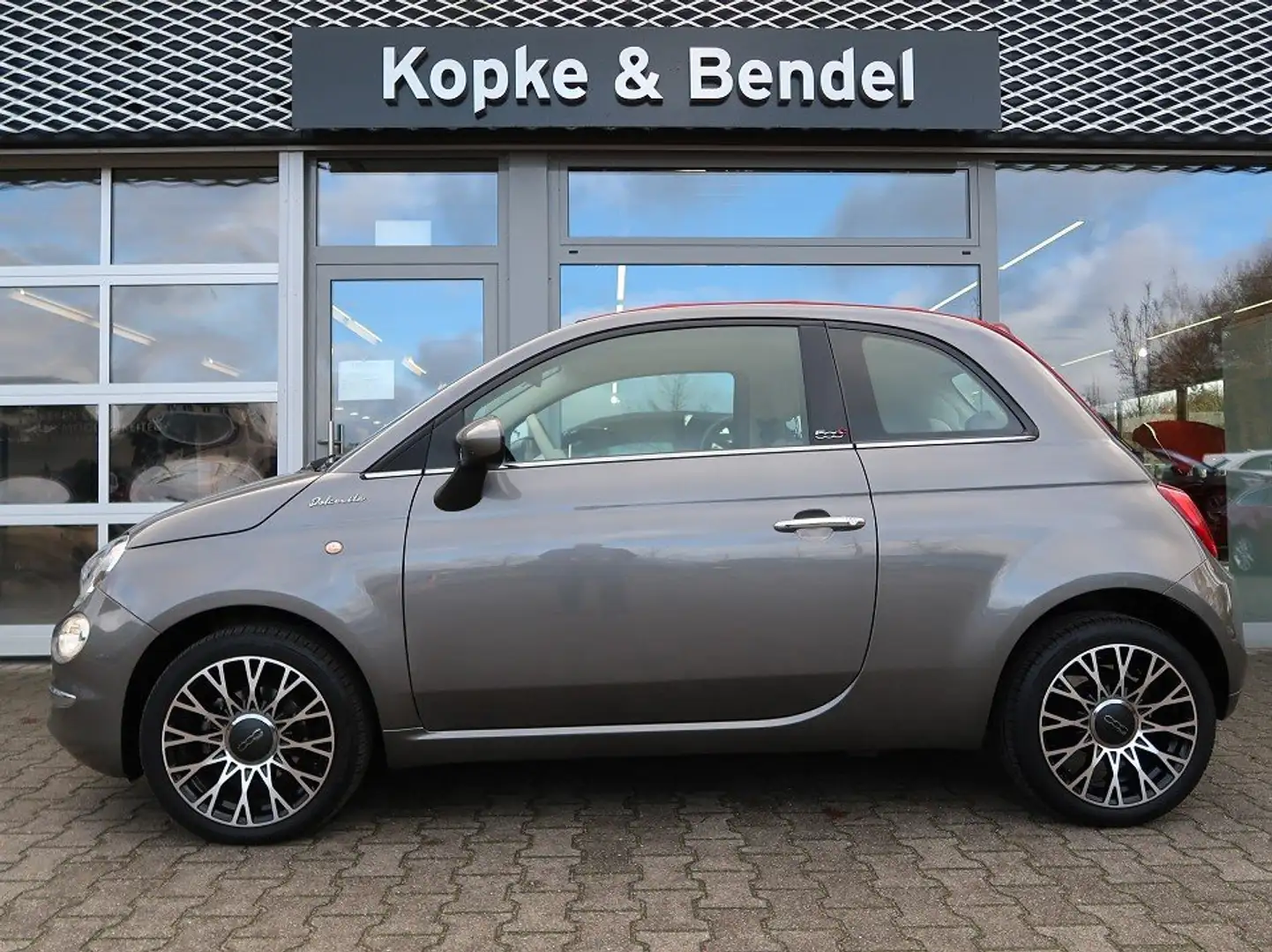 Fiat 500C C Mild Hybrid Dolce Vita*Sportsitze*Teilleder*TOP* Grau - 2