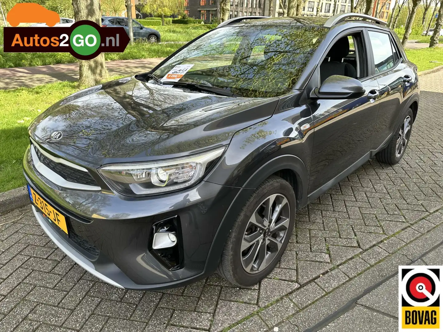 Kia Stonic 1.0 T-GDi DynamicLine I Airco I Apple CarPlay ANdr Grijs - 1