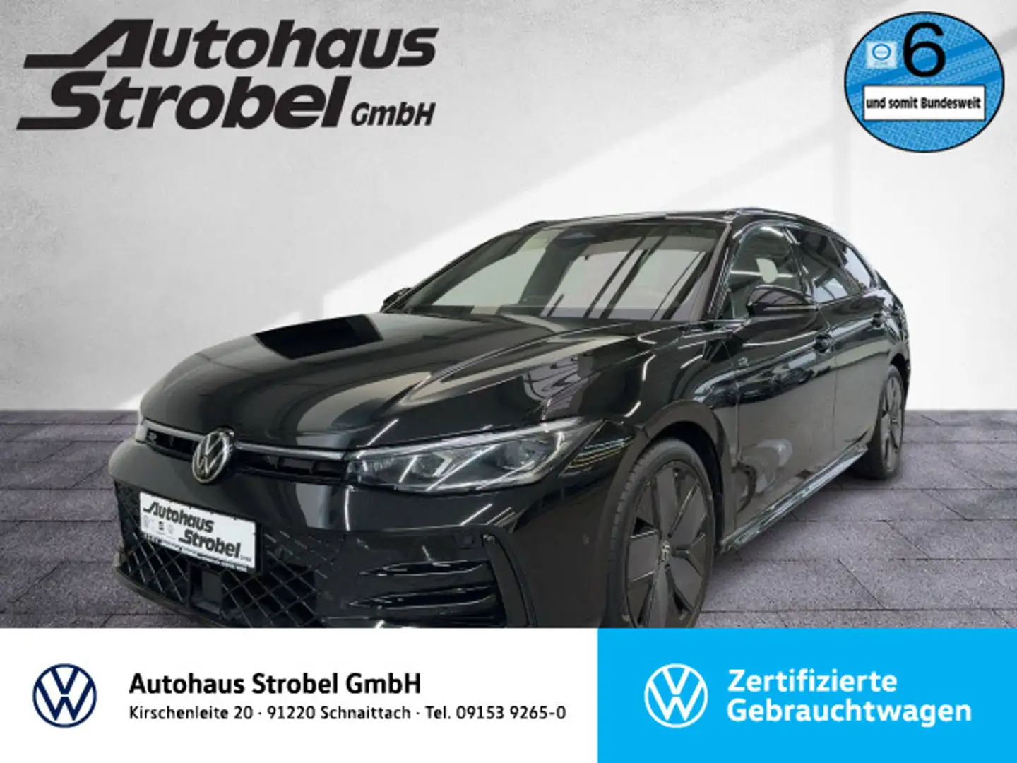 Volkswagen Passat Variant 2.0 TDI DSG "BLACK STYLE" R-Line Noir - 1
