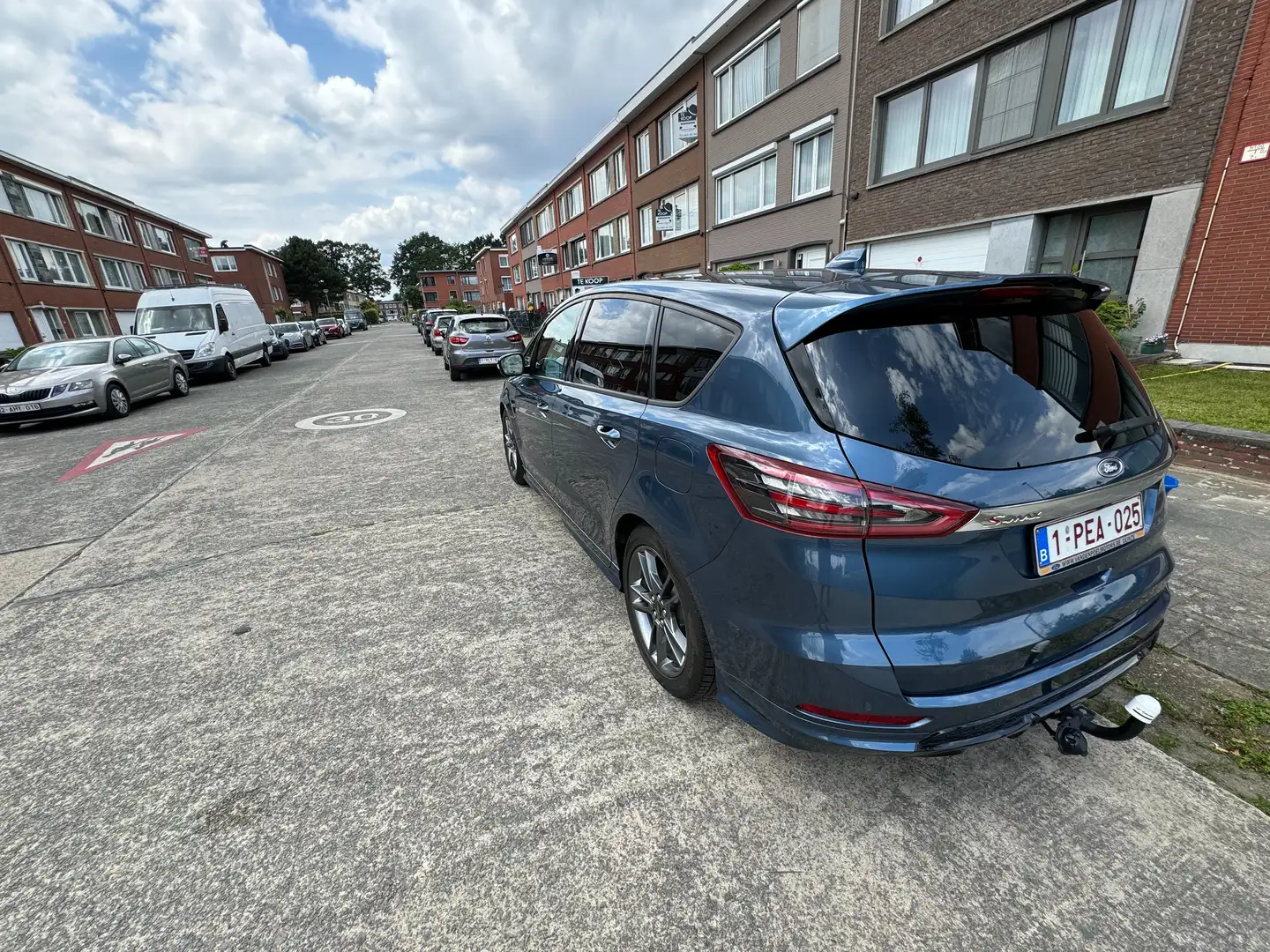 Ford S-Max S-Max 2.5 Hybride Benzine  ST-LINE full option Blauw - 2