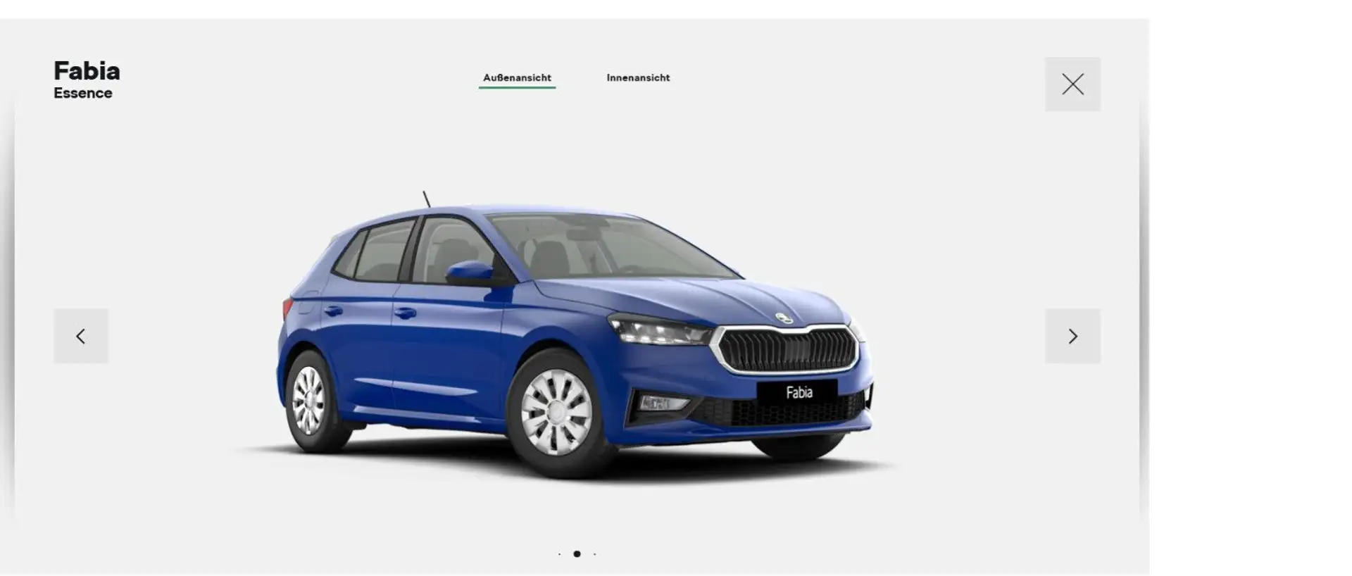 Skoda Fabia 1.0l MPI Essence 80 PS SHZ FSE Klima NSW Blau - 1