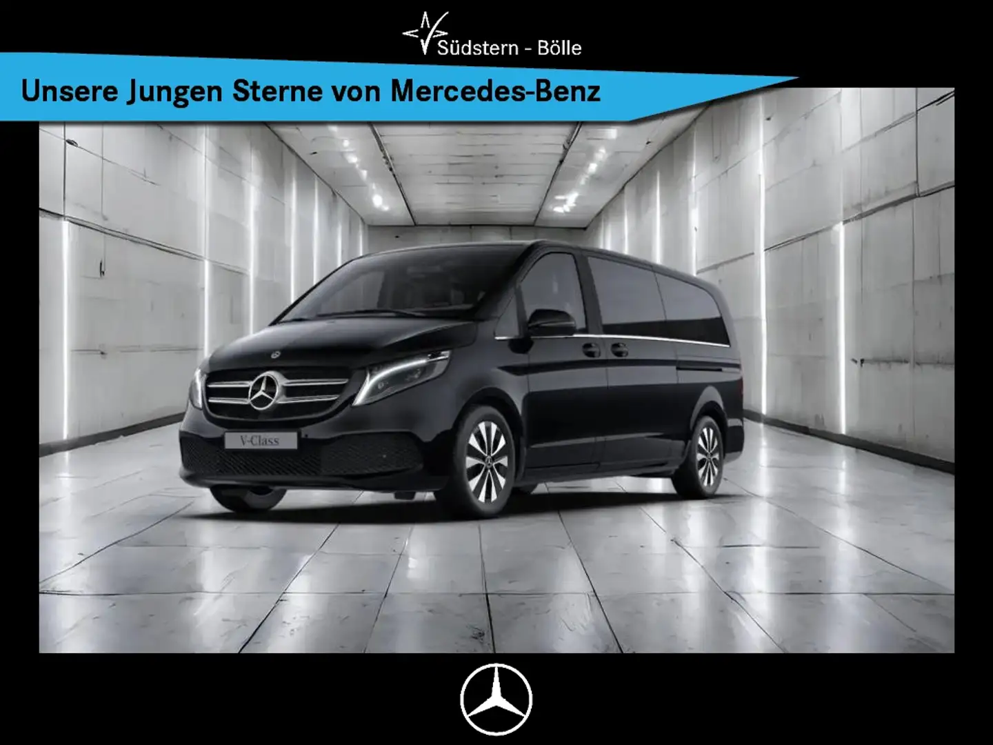 Mercedes-Benz V 300 AVANTGARDE XL  MBUX+STHZ+LED+KAMER+2*KLIMA Zwart - 1
