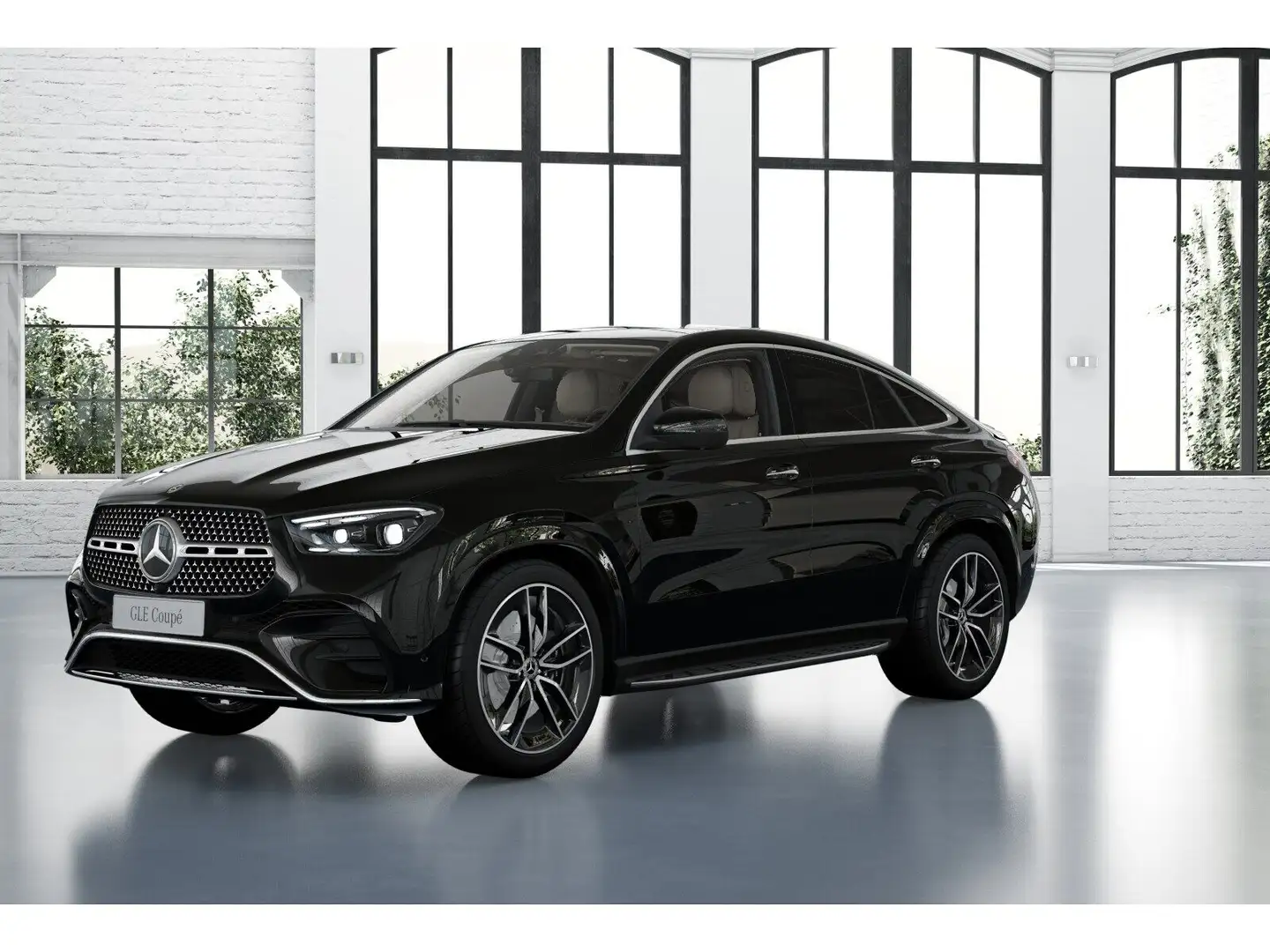 Mercedes-Benz GLE 450 d 4MATIC Coupé Stdhz PTS Distr Navi Pano Schwarz - 2
