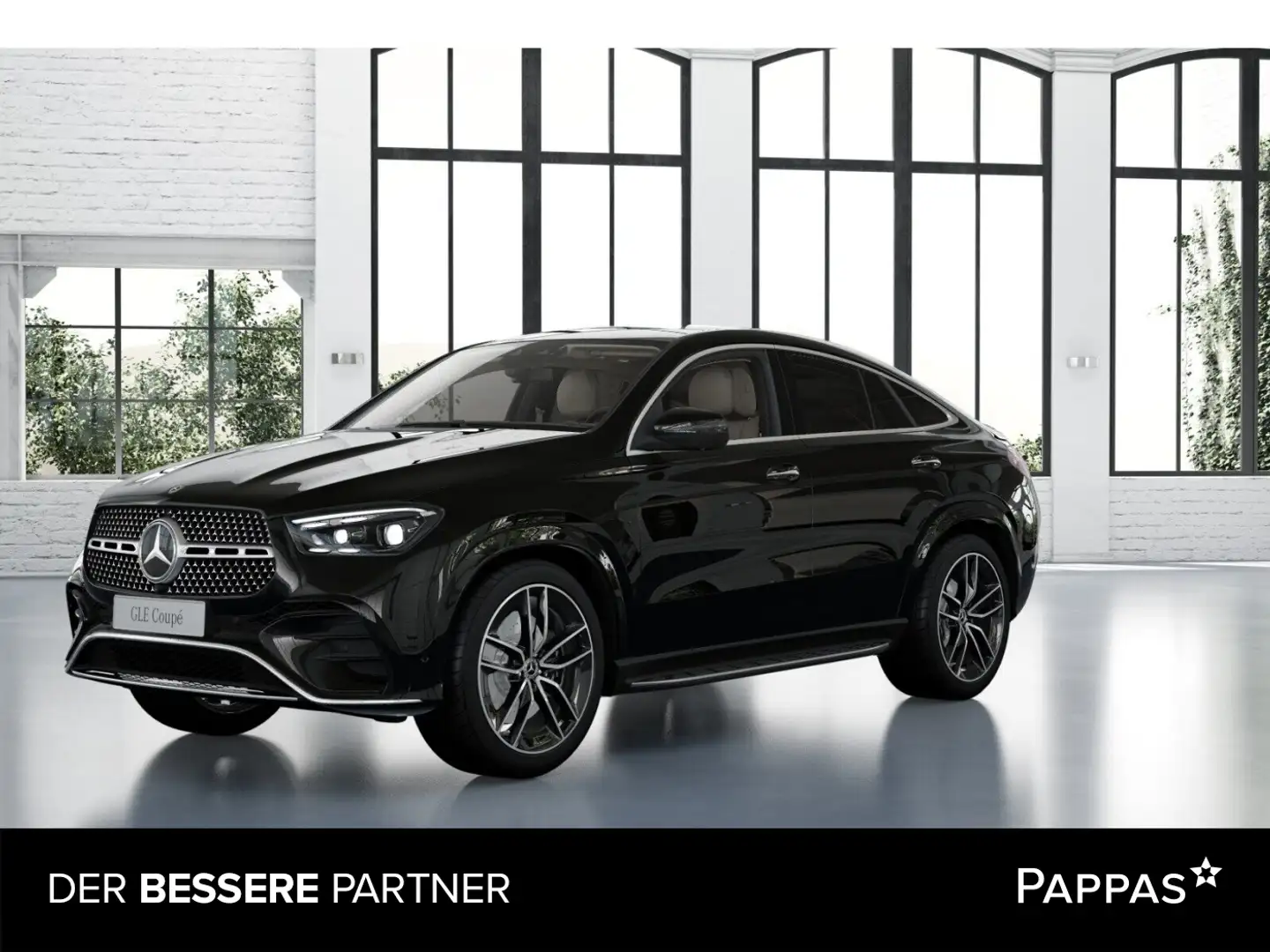 Mercedes-Benz GLE 450 d 4MATIC Coupé Stdhz PTS Distr Navi Pano Schwarz - 1