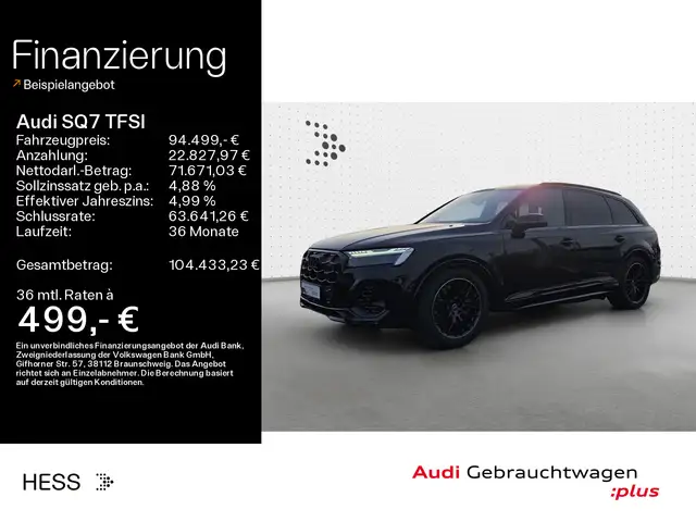Audi SQ7 quattro*LASER*AHK*PANO*7-SITZER*21ZOLL*