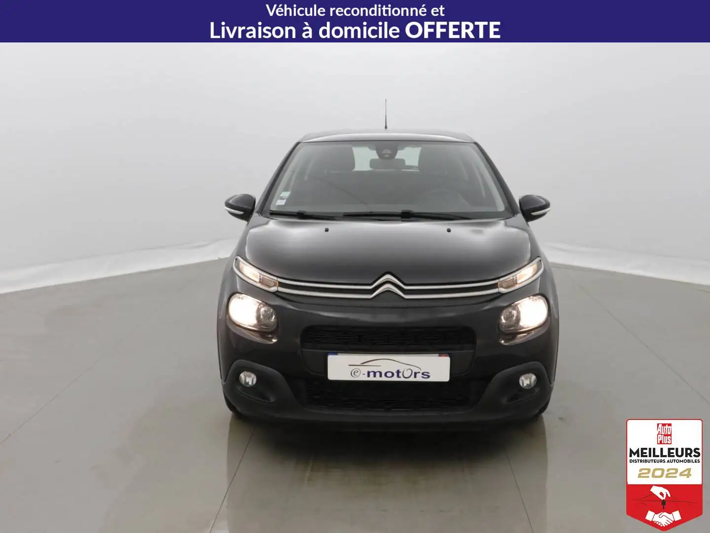 Citroen C3 C3 Société Pure Tech 82 Feel Nav +PDC AR Noir - 2